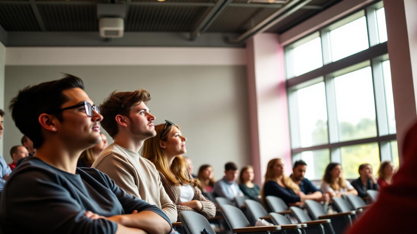 Students at a safety workshop